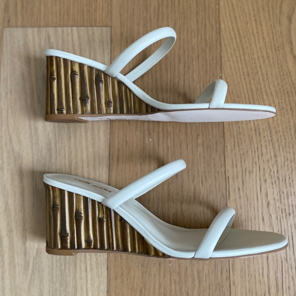 Cult Gaia Bamboo Wedge Sandals (EUC)